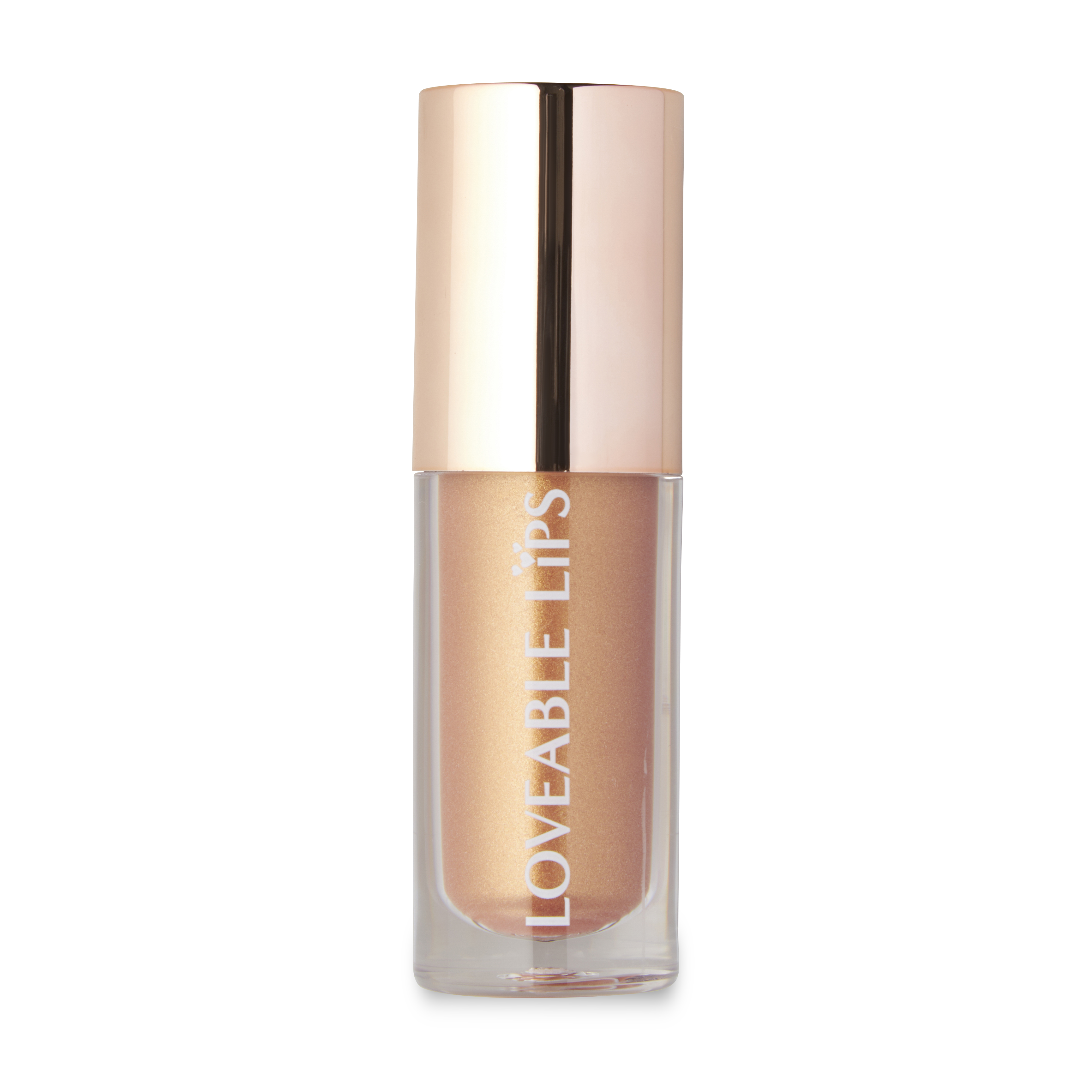 Radiant Rose Gold Lip Gloss - Loveable Lips
