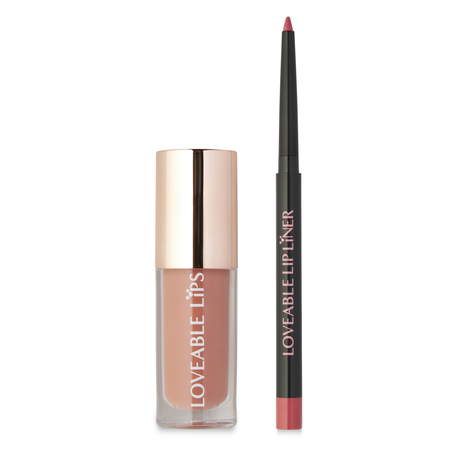 Lip Duo - Petal Kiss &amp; Soft Silhouette - Loveable Lips