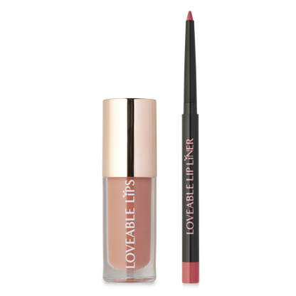 Lip Duo - Petal Kiss &amp; Soft Silhouette - Loveable Lips