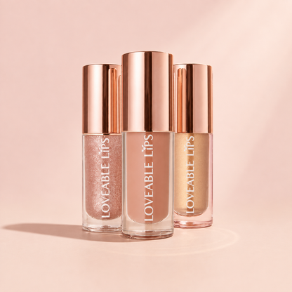 Warm Nudes Lip Gloss Set of 3
