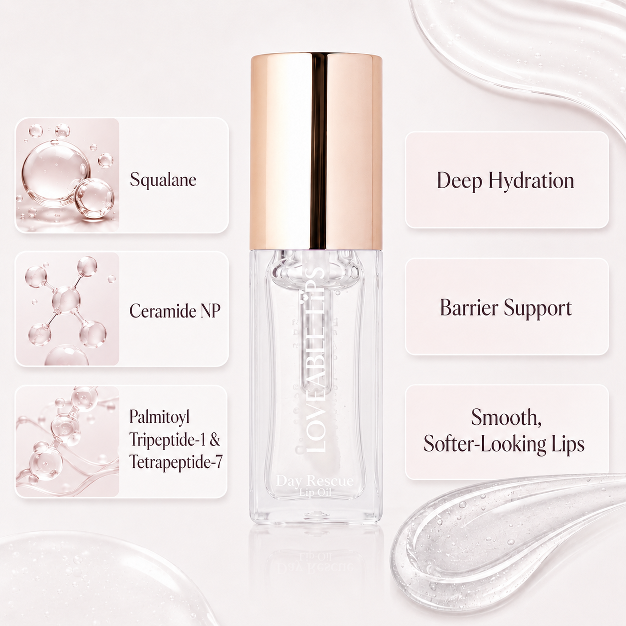 Lip Oil Set - Sheer Berry + Clear