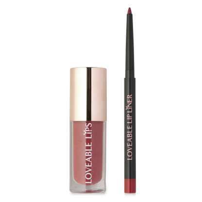 Lip Duo - Petal Kiss &amp; Soft Silhouette - Loveable Lips