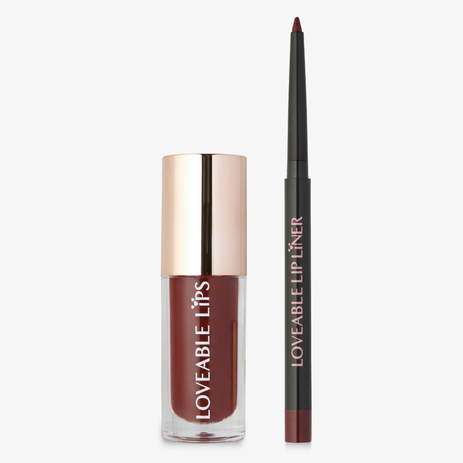 Lip Duo - Mulberry Muse Gloss & Berry Defined Lip Liner - Loveable Lips