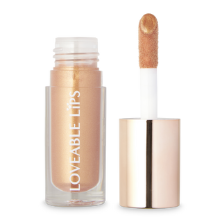 Radiant Rose Gold Lip Gloss - Loveable Lips