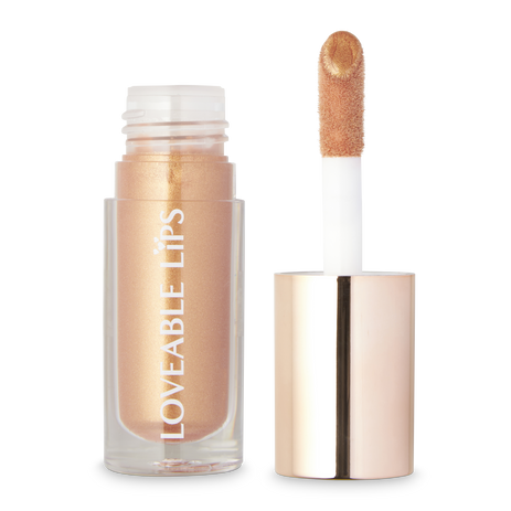 Radiant Rose Gold Lip Gloss - Loveable Lips