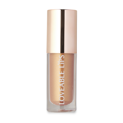 Radiant Rose Gold Lip Gloss - Loveable Lips